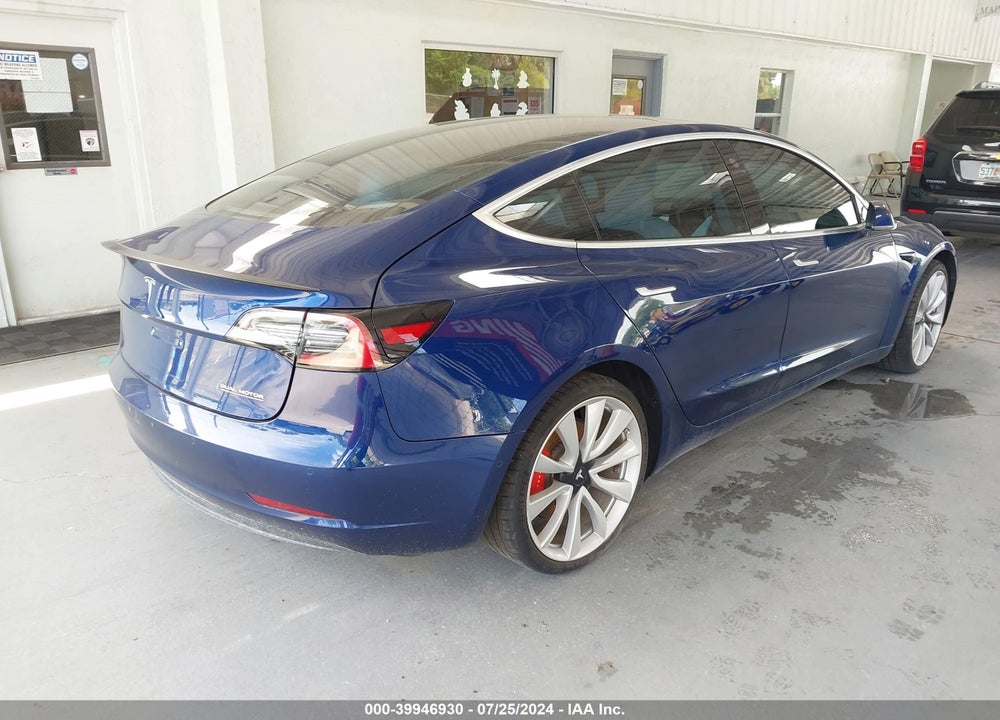 2019 TESLA MODEL 3 LONG RANGE/PERFORMANCE VIN: 5YJ3E1EB6KF454952