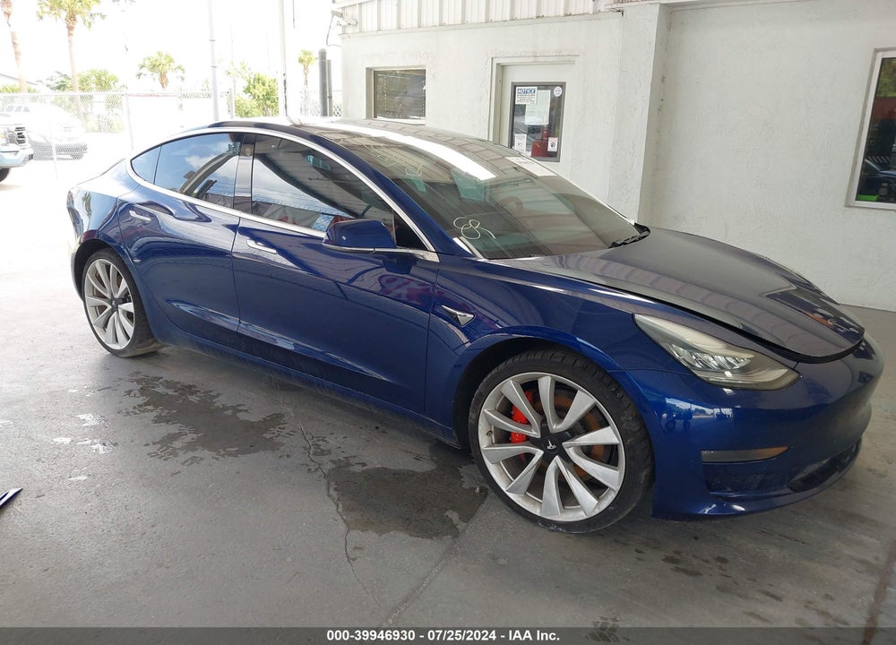 2019 TESLA MODEL 3 LONG RANGE/PERFORMANCE VIN: 5YJ3E1EB6KF454952