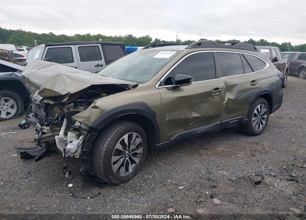 2023 SUBARU OUTBACK LIMITED VIN: 4S4BTANC6P3119989