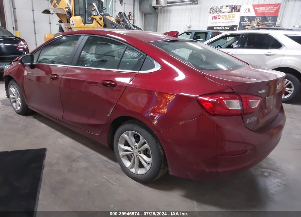2019 CHEVROLET CRUZE LT VIN: 1G1BE5SM9K7142177