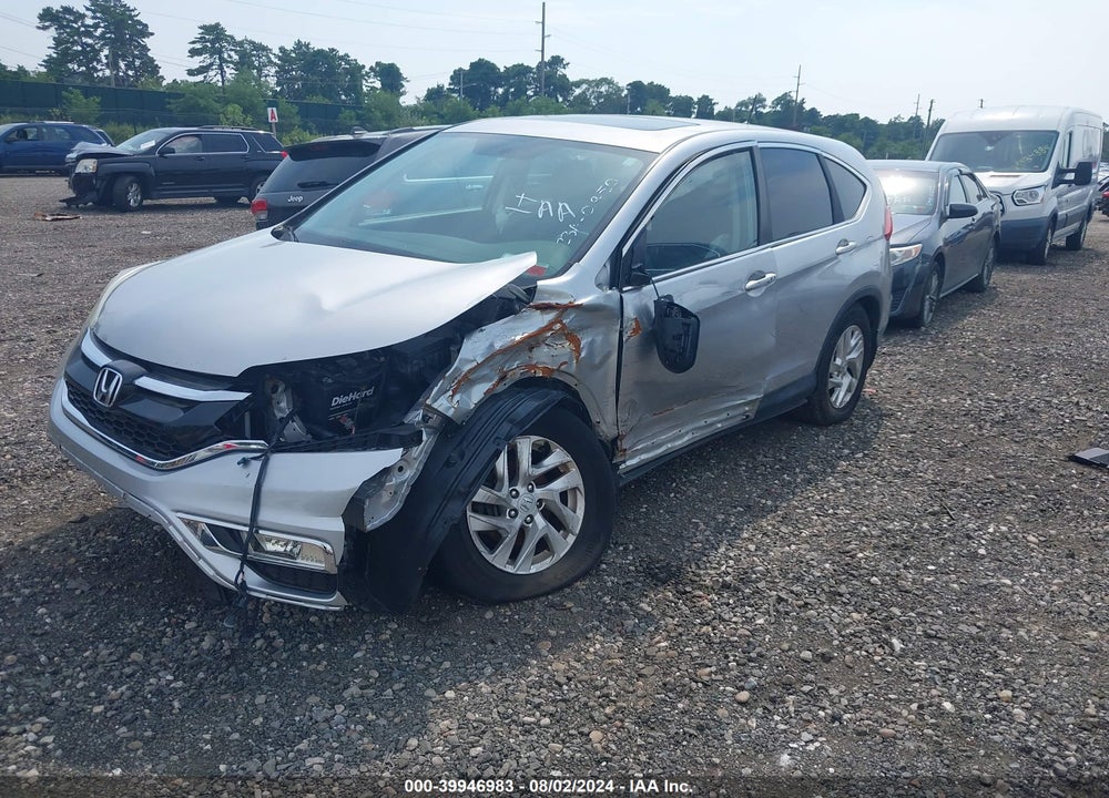 2015 HONDA CR-V EX VIN: 5J6RM4H59FL053543