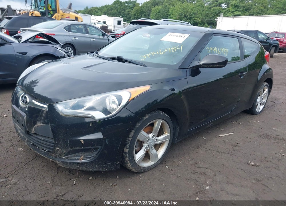 2013 HYUNDAI VELOSTER BASE W/GRAY VIN: KMHTC6AD5DU167280