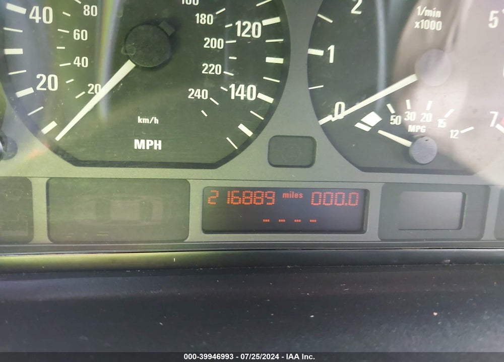2002 BMW 325I VIN: WBAEV334X2KL73462