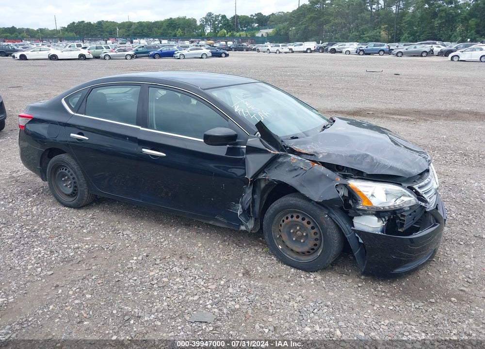 2014 NISSAN SENTRA S VIN: 3N1AB7APXEY278827