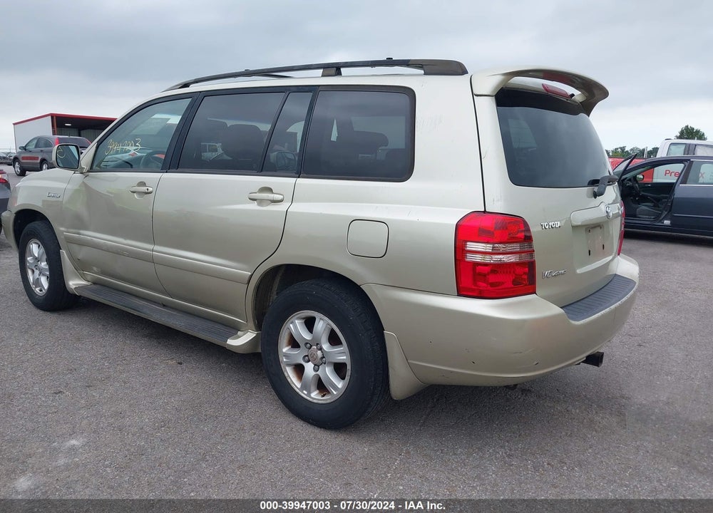 2003 TOYOTA HIGHLANDER LIMITED V6 VIN: JTEHF21A630147668