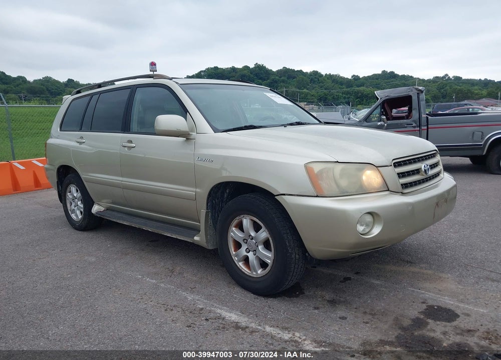 2003 TOYOTA HIGHLANDER LIMITED V6 VIN: JTEHF21A630147668