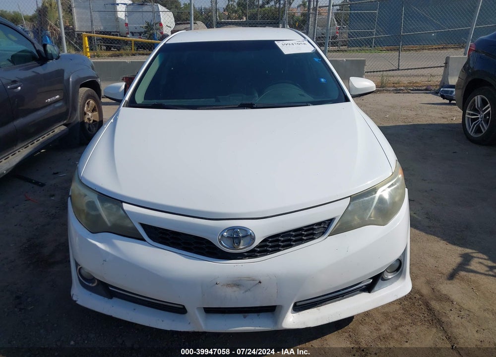 2012 TOYOTA CAMRY SE VIN: 4T1BF1FK9CU103853