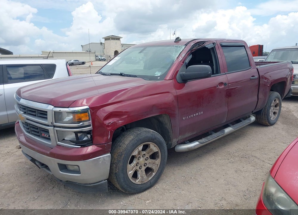 2014 CHEVROLET SILVERADO 1500 2LT VIN: 3GCUKRECXEG539036