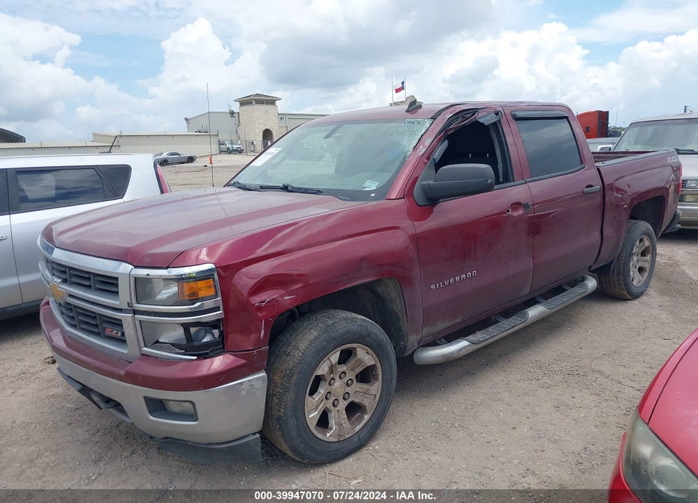 2014 CHEVROLET SILVERADO 1500 2LT VIN: 3GCUKRECXEG539036