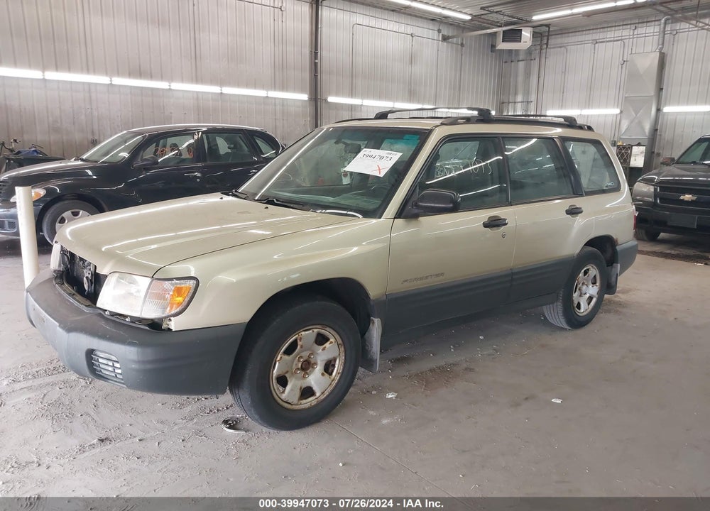 2002 SUBARU FORESTER L VIN: JF1SF63582H750578
