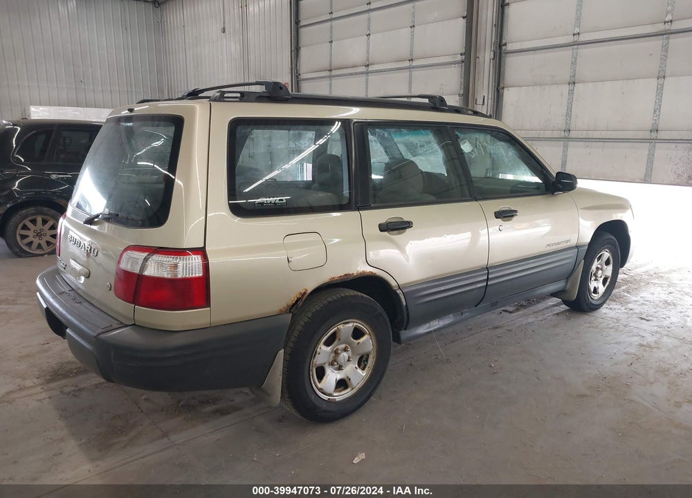 2002 SUBARU FORESTER L VIN: JF1SF63582H750578