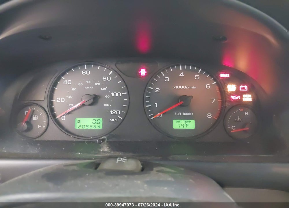 2002 SUBARU FORESTER L VIN: JF1SF63582H750578