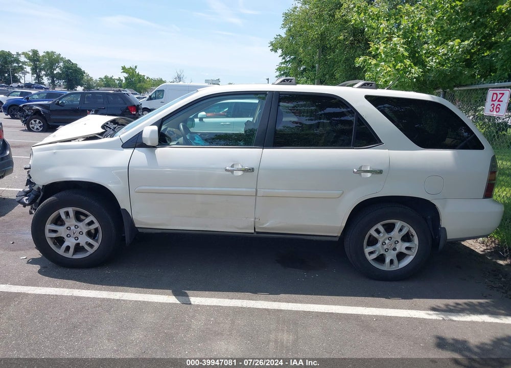 2004 ACURA MDX VIN: 2HNYD186X4H554552