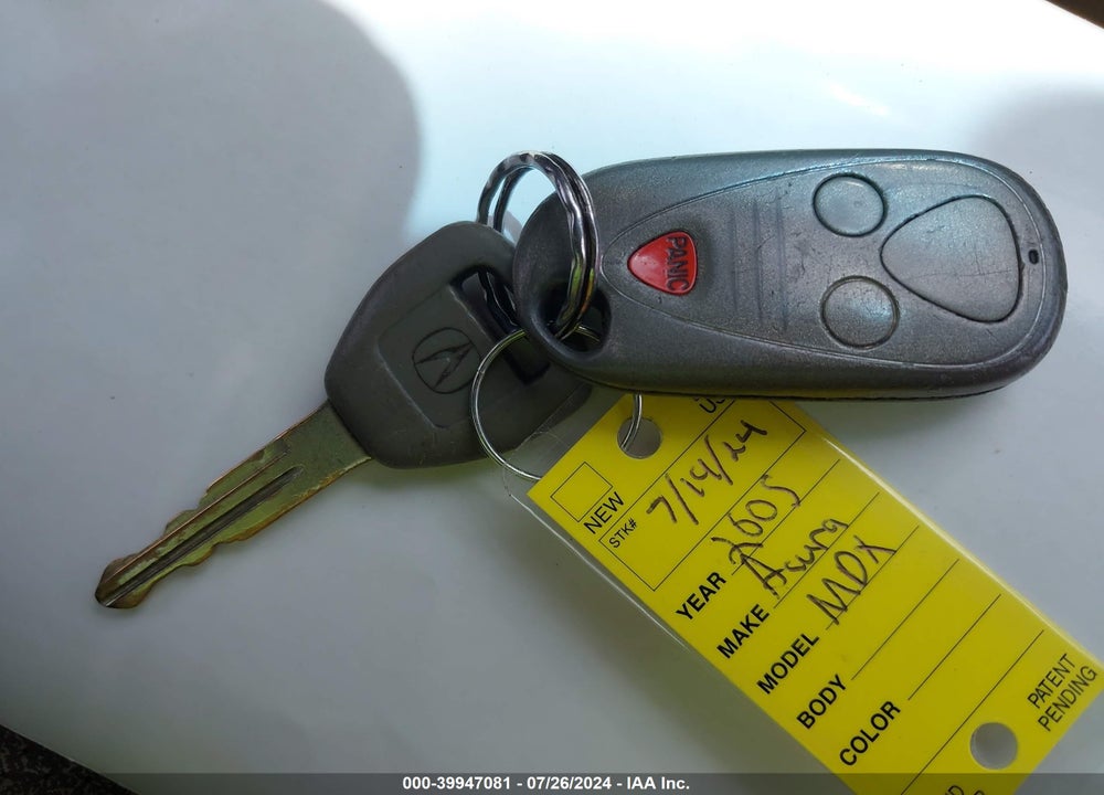 2004 ACURA MDX VIN: 2HNYD186X4H554552
