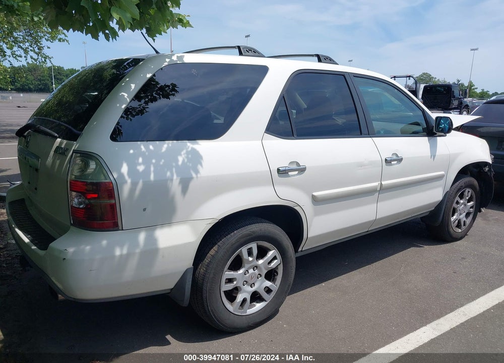 2004 ACURA MDX VIN: 2HNYD186X4H554552