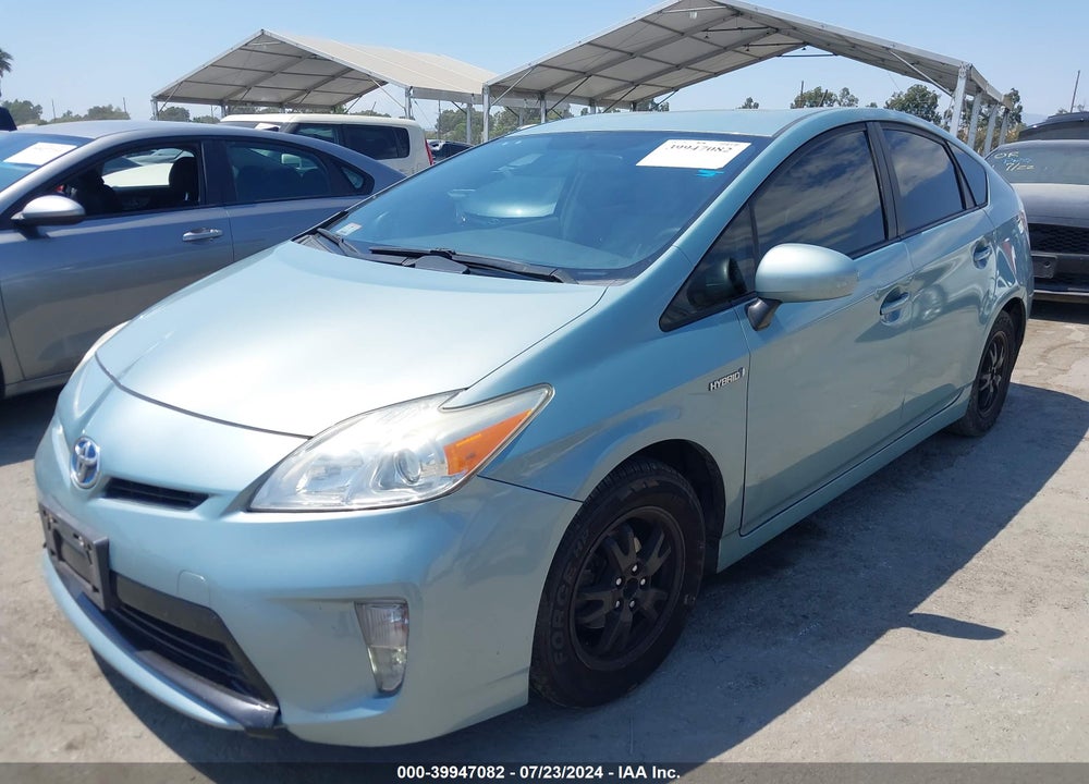2012 TOYOTA PRIUS THREE VIN: JTDKN3DU2C1487144
