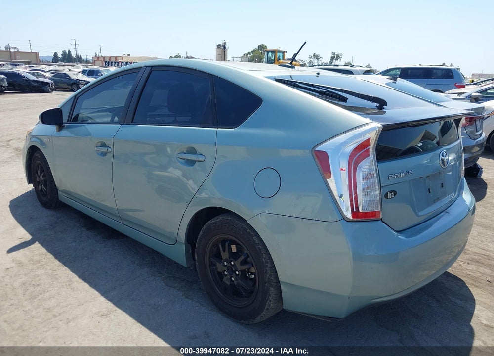 2012 TOYOTA PRIUS THREE VIN: JTDKN3DU2C1487144