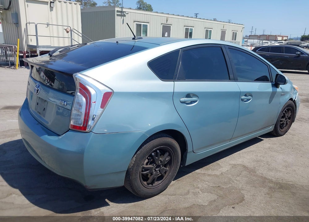 2012 TOYOTA PRIUS THREE VIN: JTDKN3DU2C1487144
