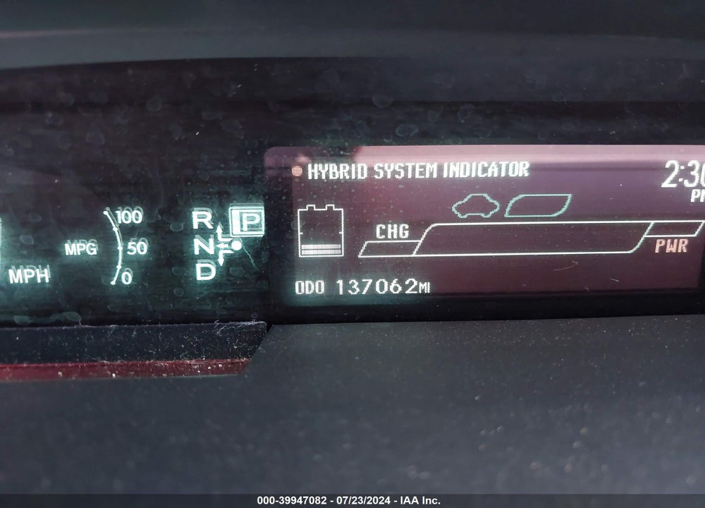 2012 TOYOTA PRIUS THREE VIN: JTDKN3DU2C1487144