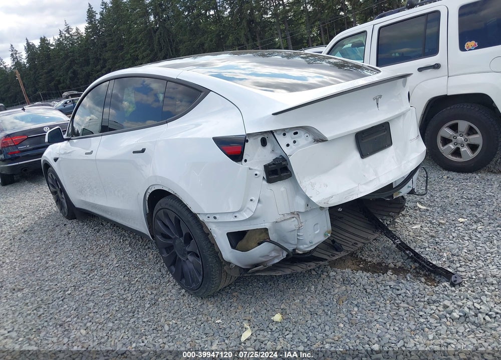 2021 TESLA MODEL Y PERFORMANCE DUAL MOTOR ALL-WHEEL DRIVE VIN: 5YJYGDEF4MF258290