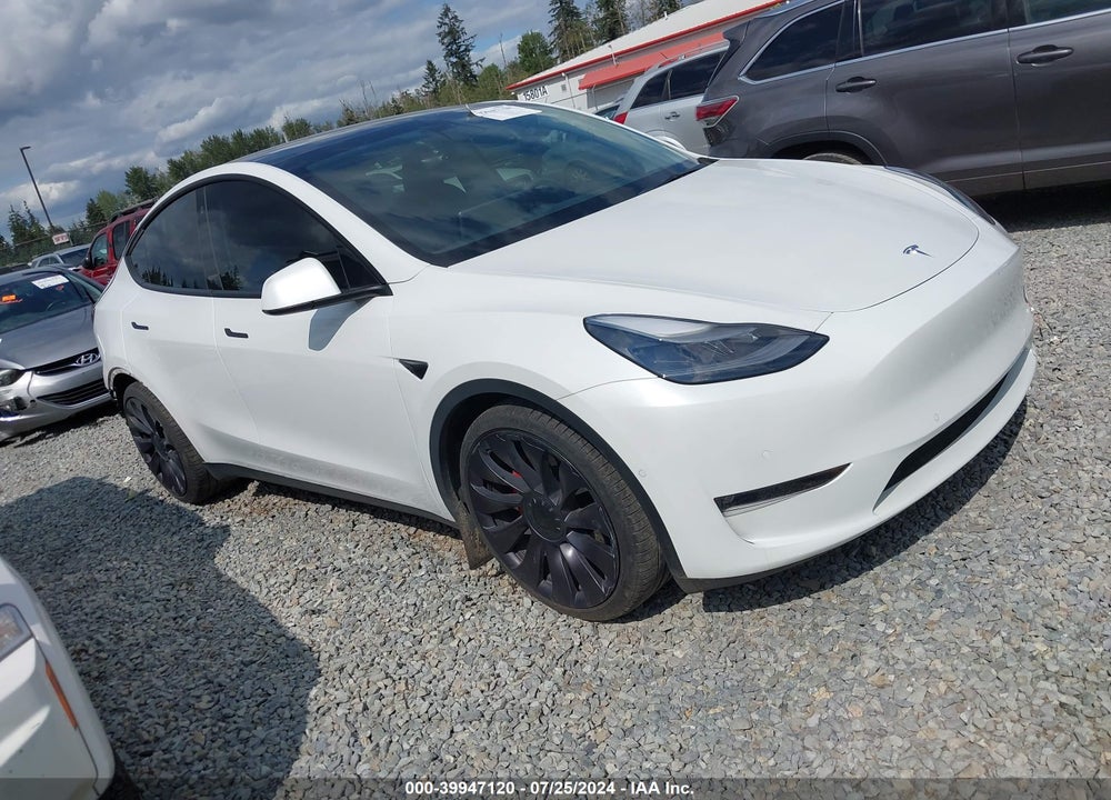 2021 TESLA MODEL Y PERFORMANCE DUAL MOTOR ALL-WHEEL DRIVE VIN: 5YJYGDEF4MF258290
