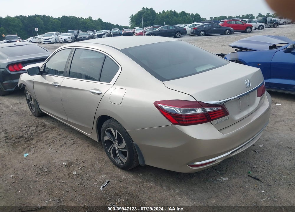 2016 HONDA ACCORD LX VIN: 1HGCR2F31GA121951