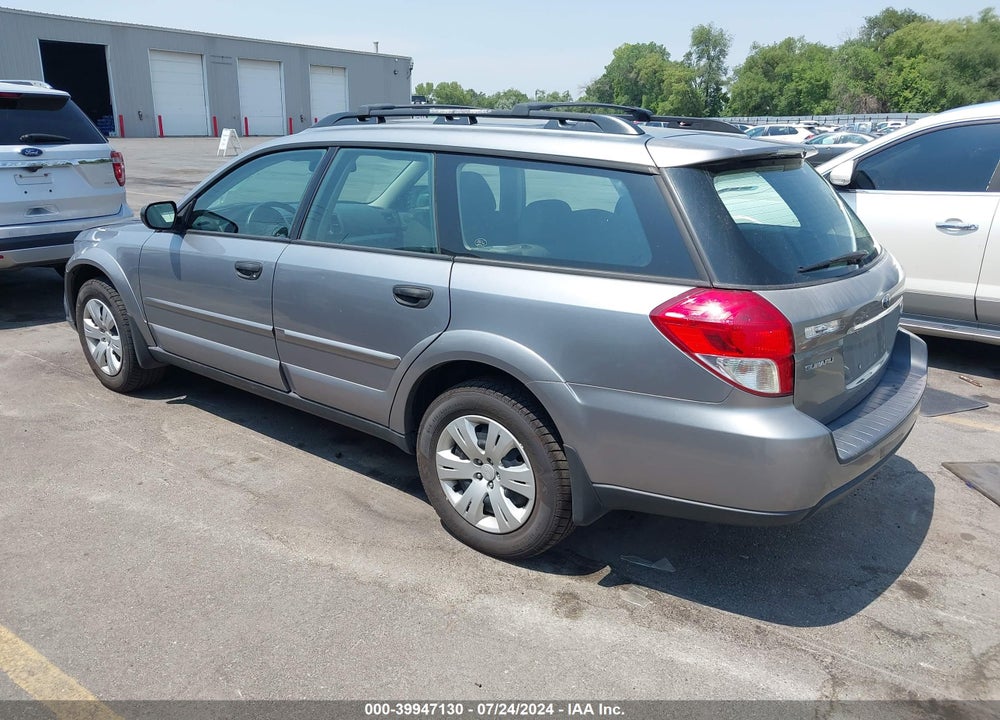 2009 SUBARU OUTBACK 2.5I VIN: 4S4BP60CX97329323
