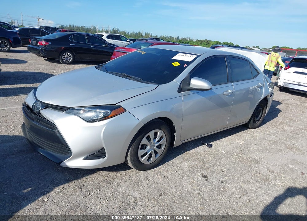 2019 TOYOTA COROLLA L VIN: 2T1BURHE7KC160693