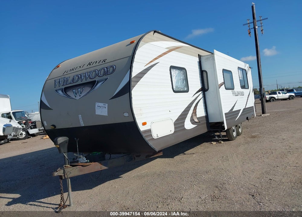 2015 FOREST RIVER WILDWOOD VIN: 4X4TWDF27FA256225