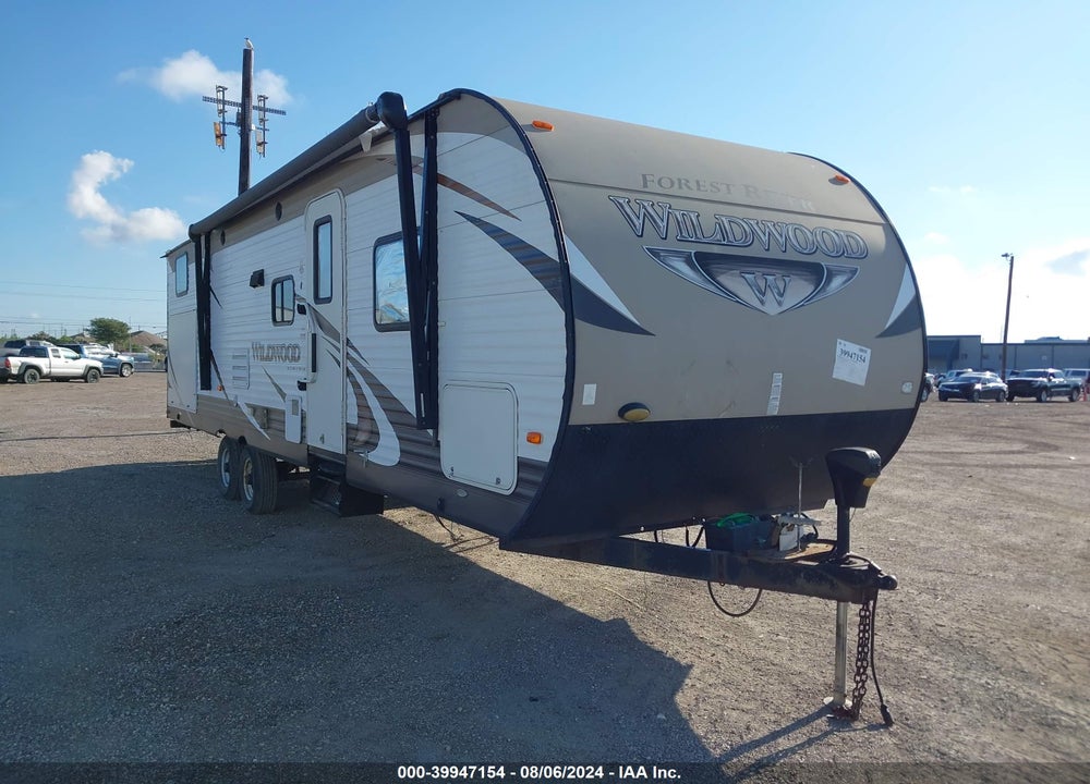 2015 FOREST RIVER WILDWOOD VIN: 4X4TWDF27FA256225
