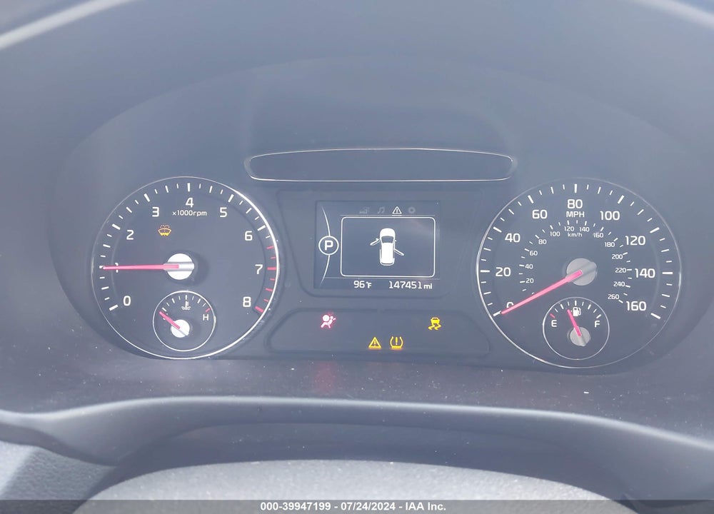2017 KIA SORENTO 2.4L LX VIN: 5XYPG4A3XHG251124