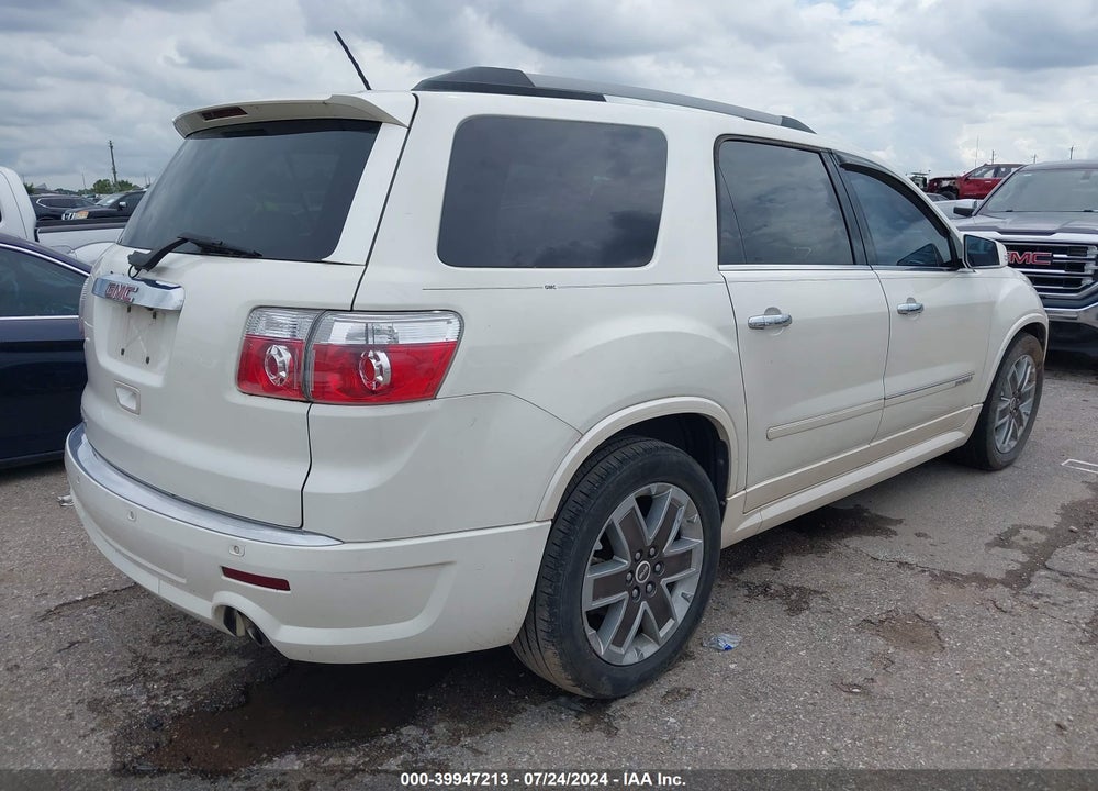 2012 GMC ACADIA DENALI VIN: 1GKKRTED5CJ244872