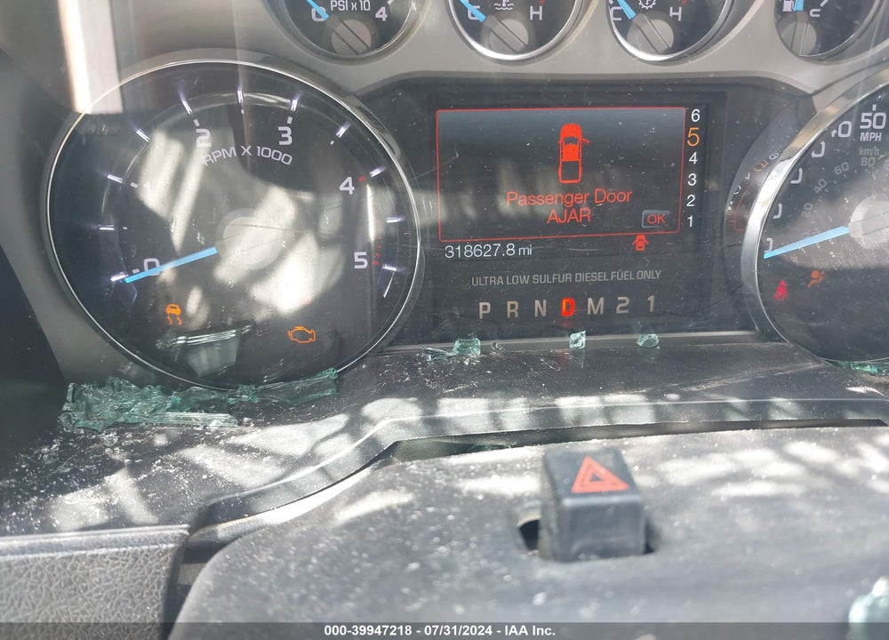 2012 FORD F-350 LARIAT VIN: 1FT8W3DT5CEC44497