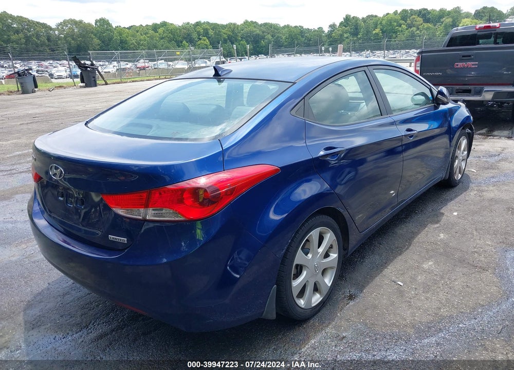 2013 HYUNDAI ELANTRA LIMITED VIN: KMHDH4AE3DU584819
