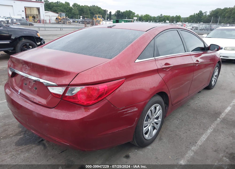 2012 HYUNDAI SONATA GLS VIN: 5NPEB4AC9CH490641