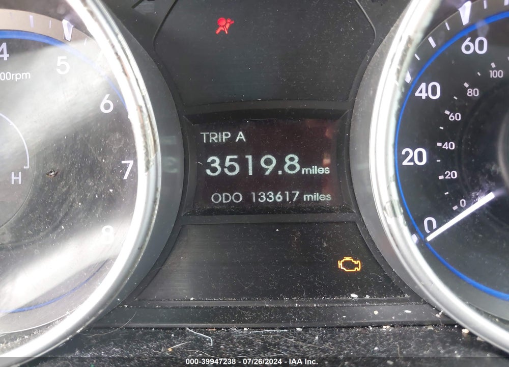2012 HYUNDAI SONATA SE 2.0T VIN: 5NPEC4AB6CH410782