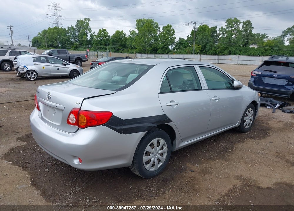 2009 TOYOTA COROLLA LE VIN: JTDBL40E49J024294