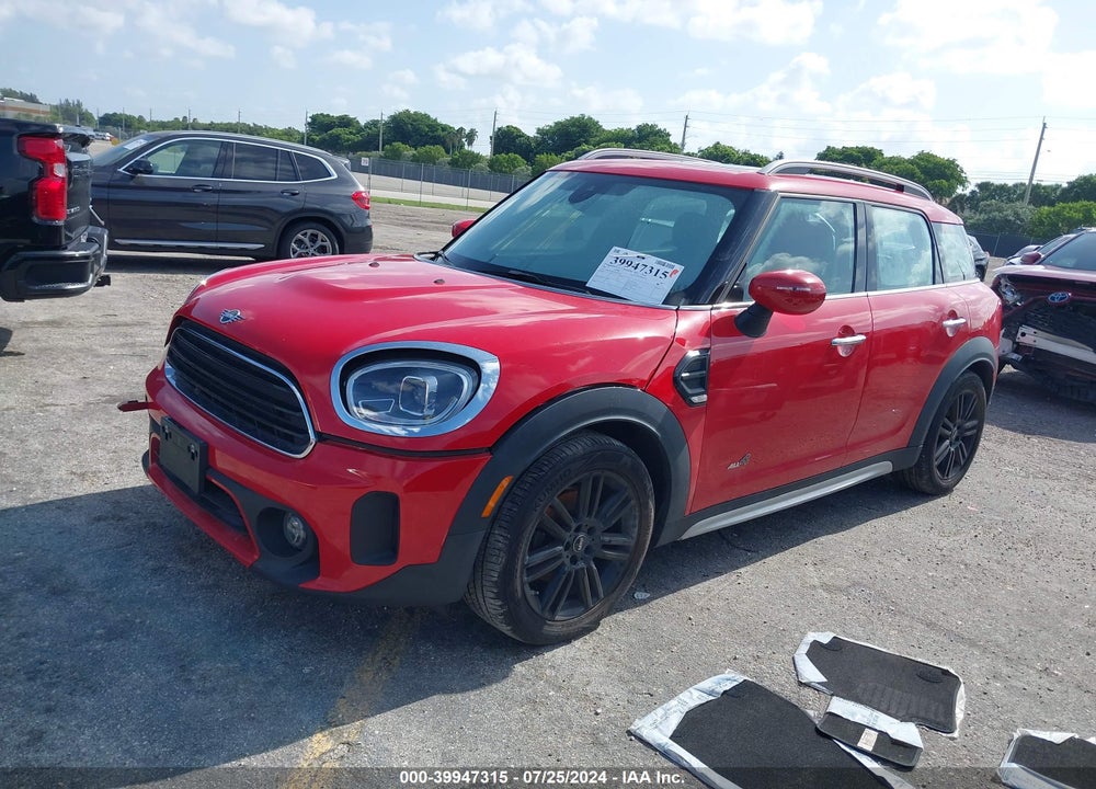 2022 MINI COUNTRYMAN COOPER VIN: WMZ43BR09N3N65621