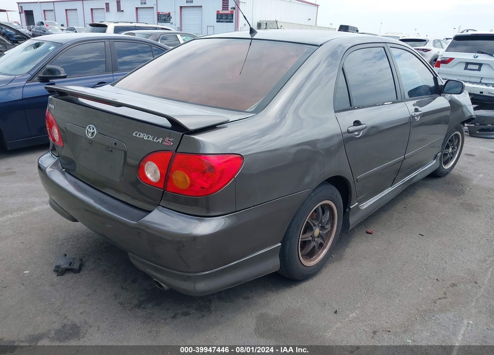 2004 TOYOTA COROLLA S VIN: 1NXBR32E84Z304597
