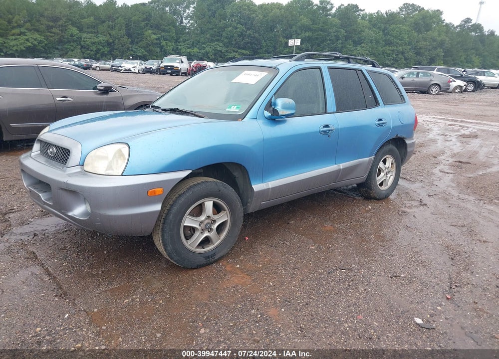 2004 HYUNDAI SANTA FE GLS VIN: KM8SC13D94U771149