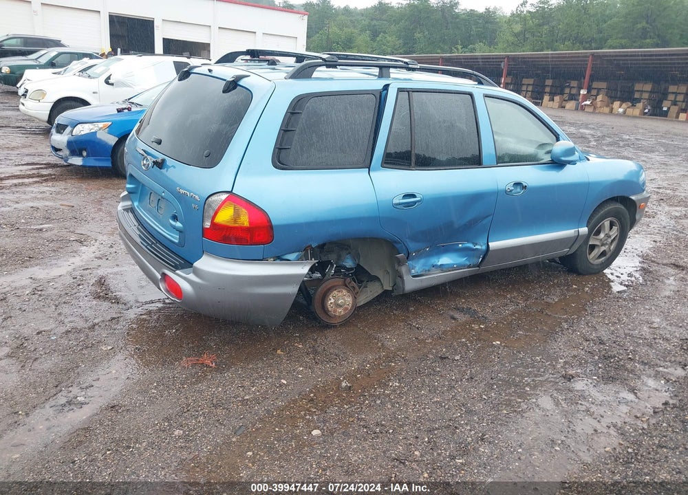 2004 HYUNDAI SANTA FE GLS VIN: KM8SC13D94U771149