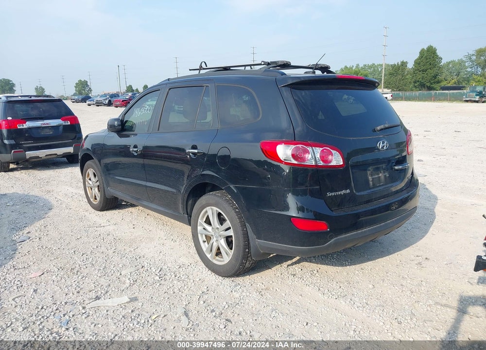 2012 HYUNDAI SANTA FE LIMITED V6 VIN: 5XYZKDAG7CG104228