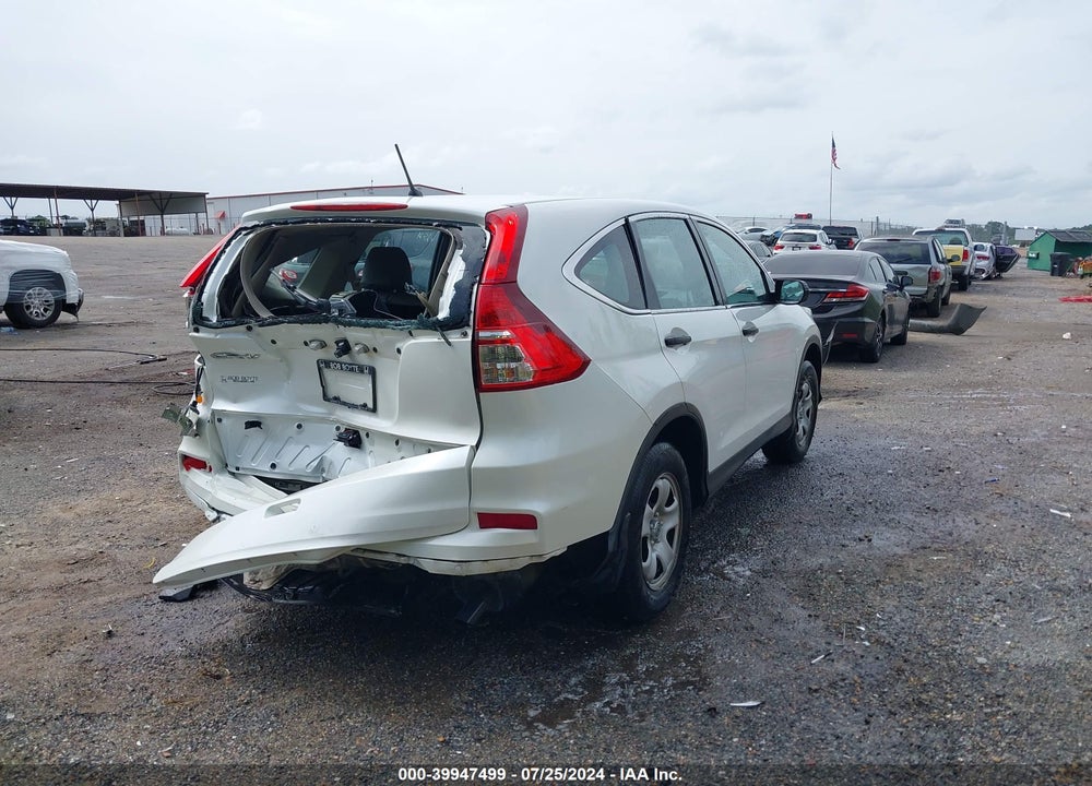 2016 HONDA CR-V LX VIN: 5J6RM3H39GL012209