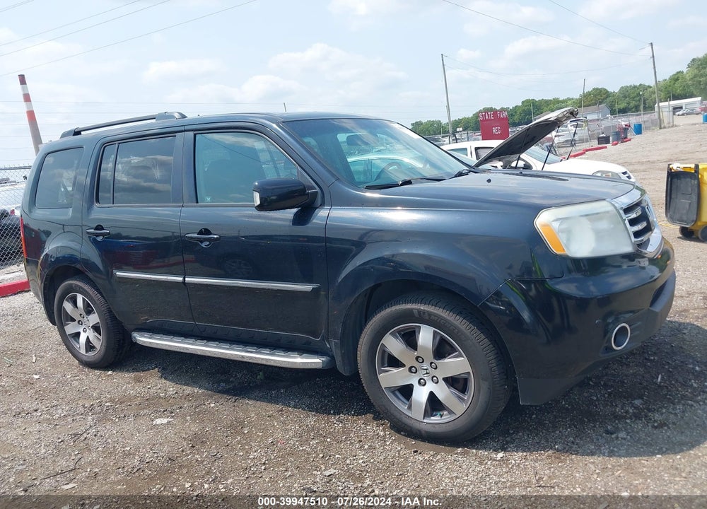 2012 HONDA PILOT TOURING VIN: 5FNYF4H91CB011865