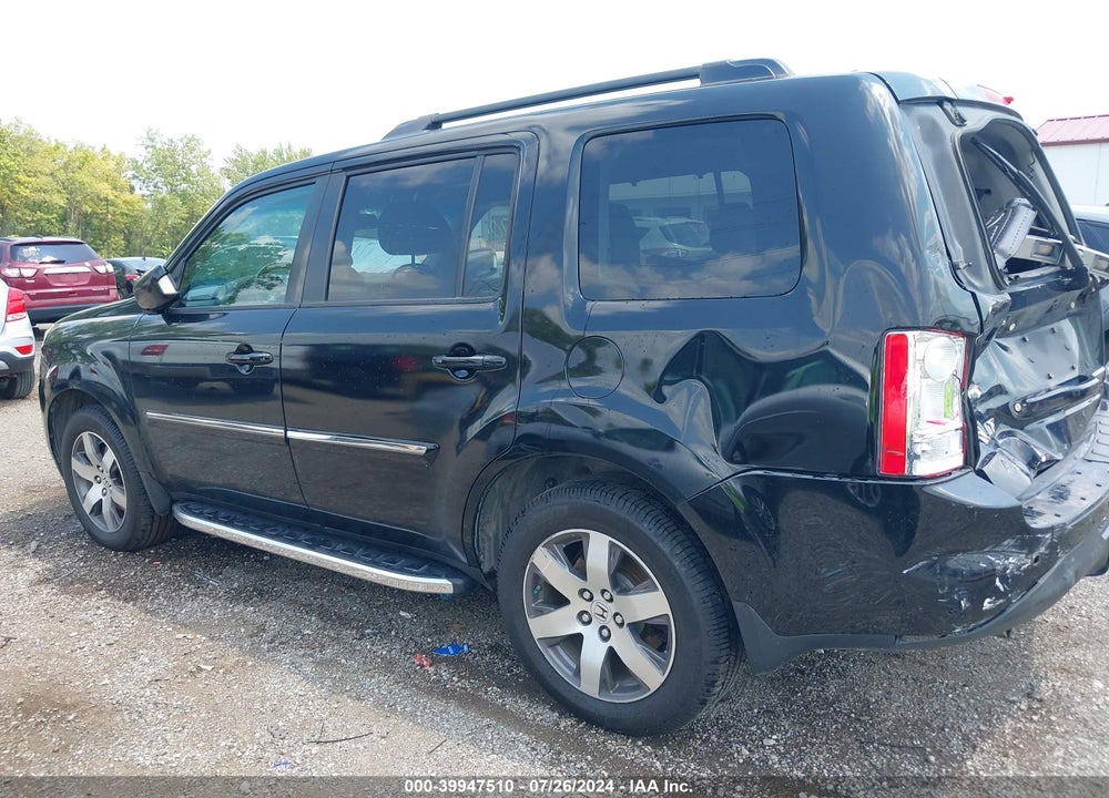 2012 HONDA PILOT TOURING VIN: 5FNYF4H91CB011865