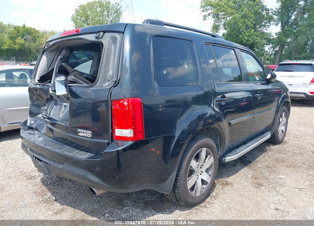 2012 HONDA PILOT TOURING VIN: 5FNYF4H91CB011865