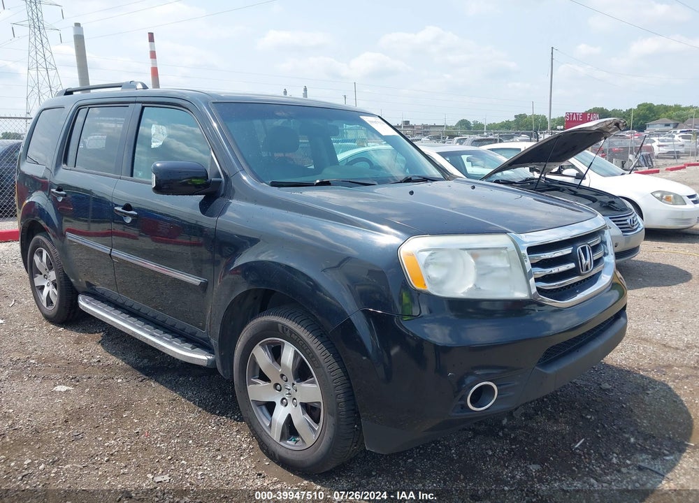 2012 HONDA PILOT TOURING VIN: 5FNYF4H91CB011865