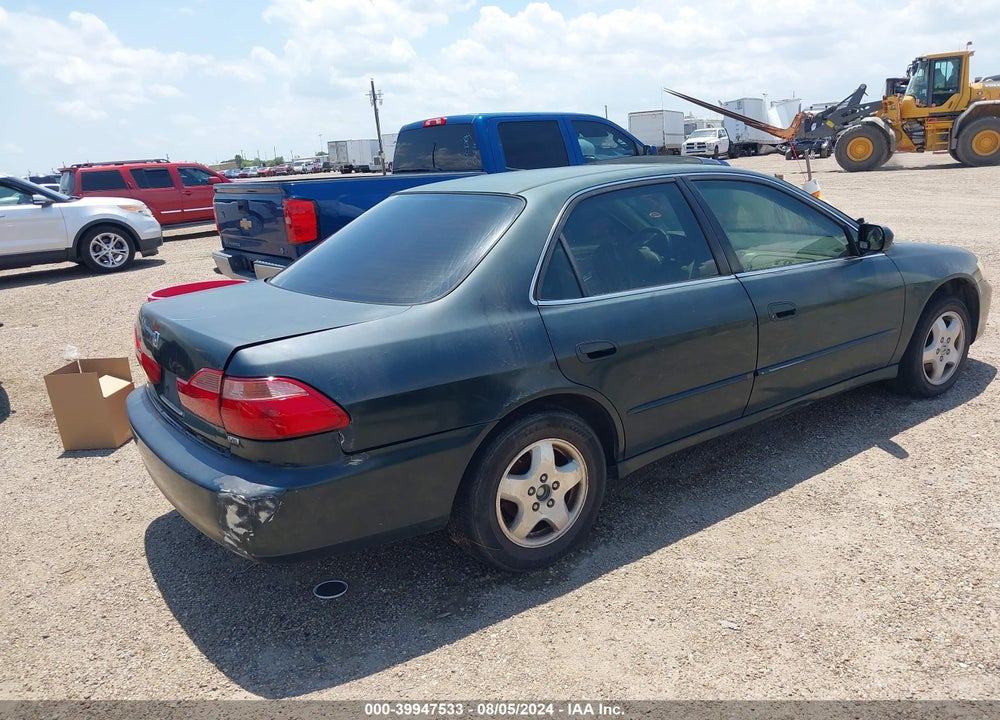 1999 HONDA ACCORD EX V6 VIN: 1HGCG1653XA034490