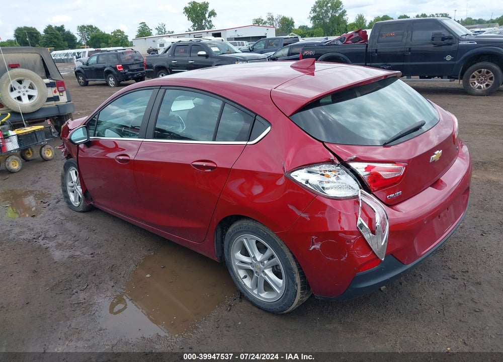 2018 CHEVROLET CRUZE LT AUTO VIN: 3G1BE6SM1JS616466