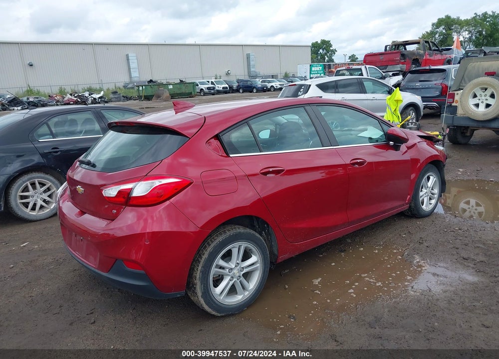 2018 CHEVROLET CRUZE LT AUTO VIN: 3G1BE6SM1JS616466